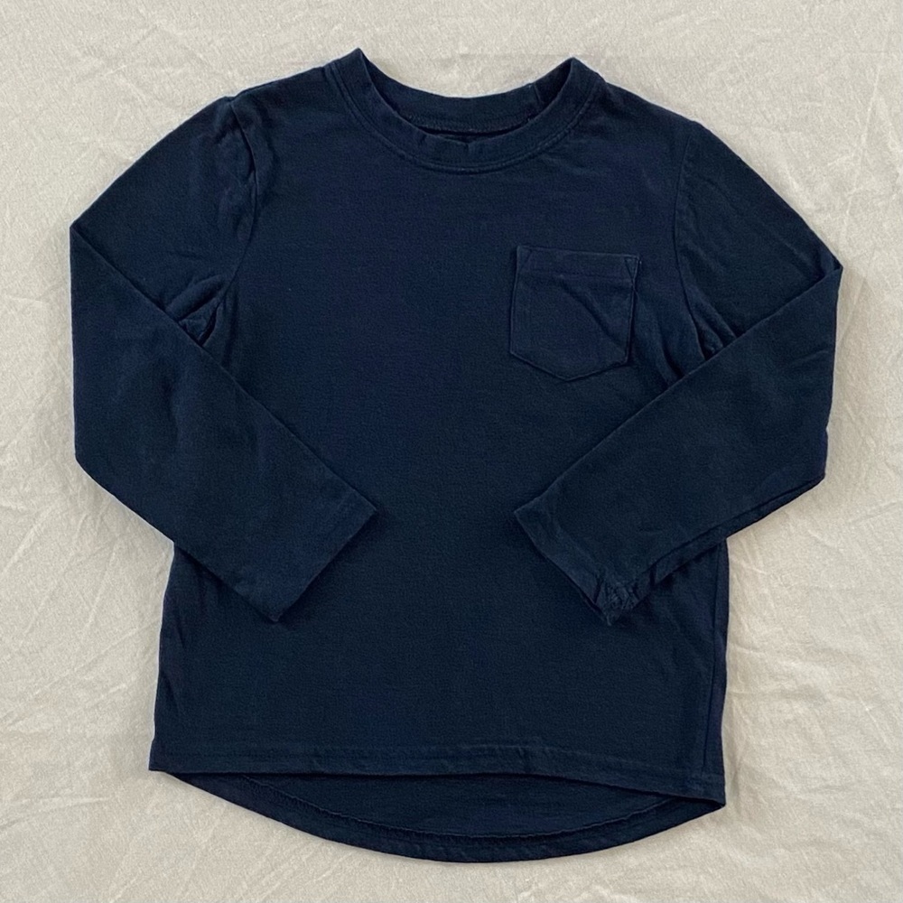 Okie Dokie Toddler & Little Boys Long Sleeve Shirt Blue 4T